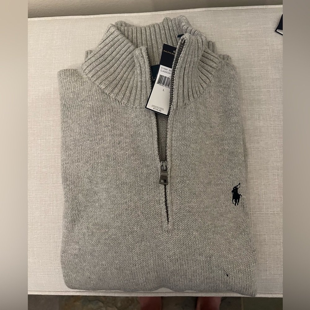 Ralph Lauren quarter zip sweater
